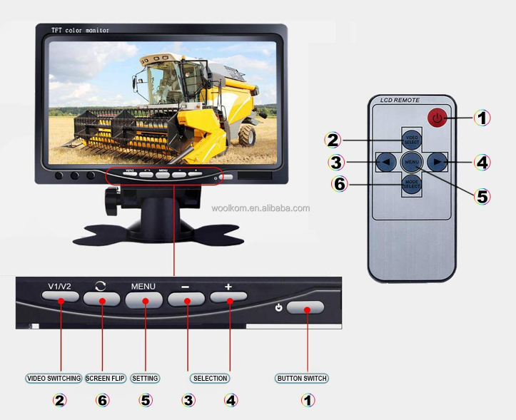 Display 12-36V 7-inch car2